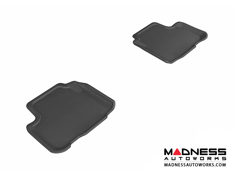 Mercedes-Benz R300/ R350/ R500 Floor Mats (Set of 2) - Rear - Black by 3D MAXpider